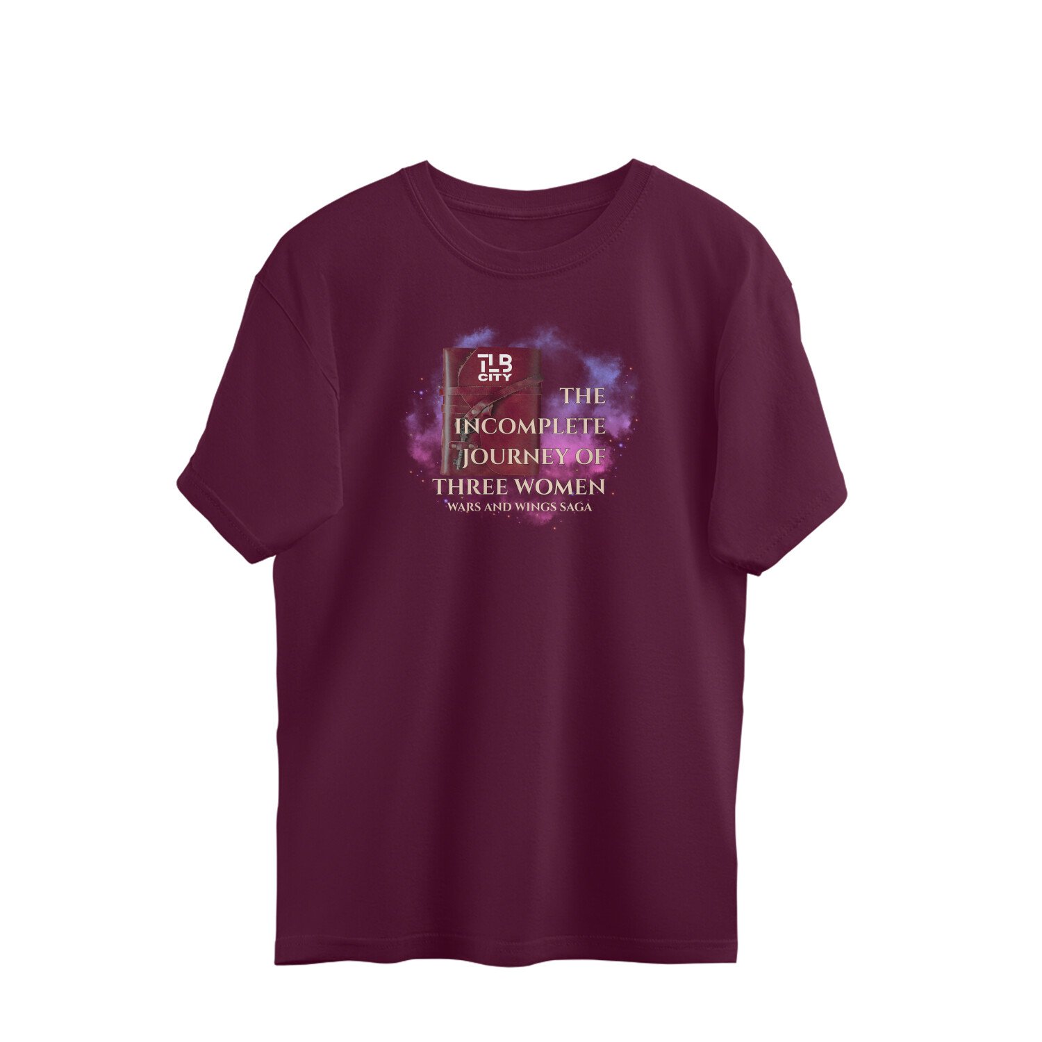 The Incomplete Journey of Three Women Oversized T-shirt - Image 3