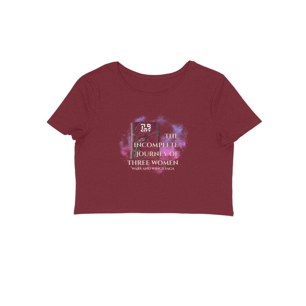 The Incomplete Journey of Three Women Crop Top - Image 2