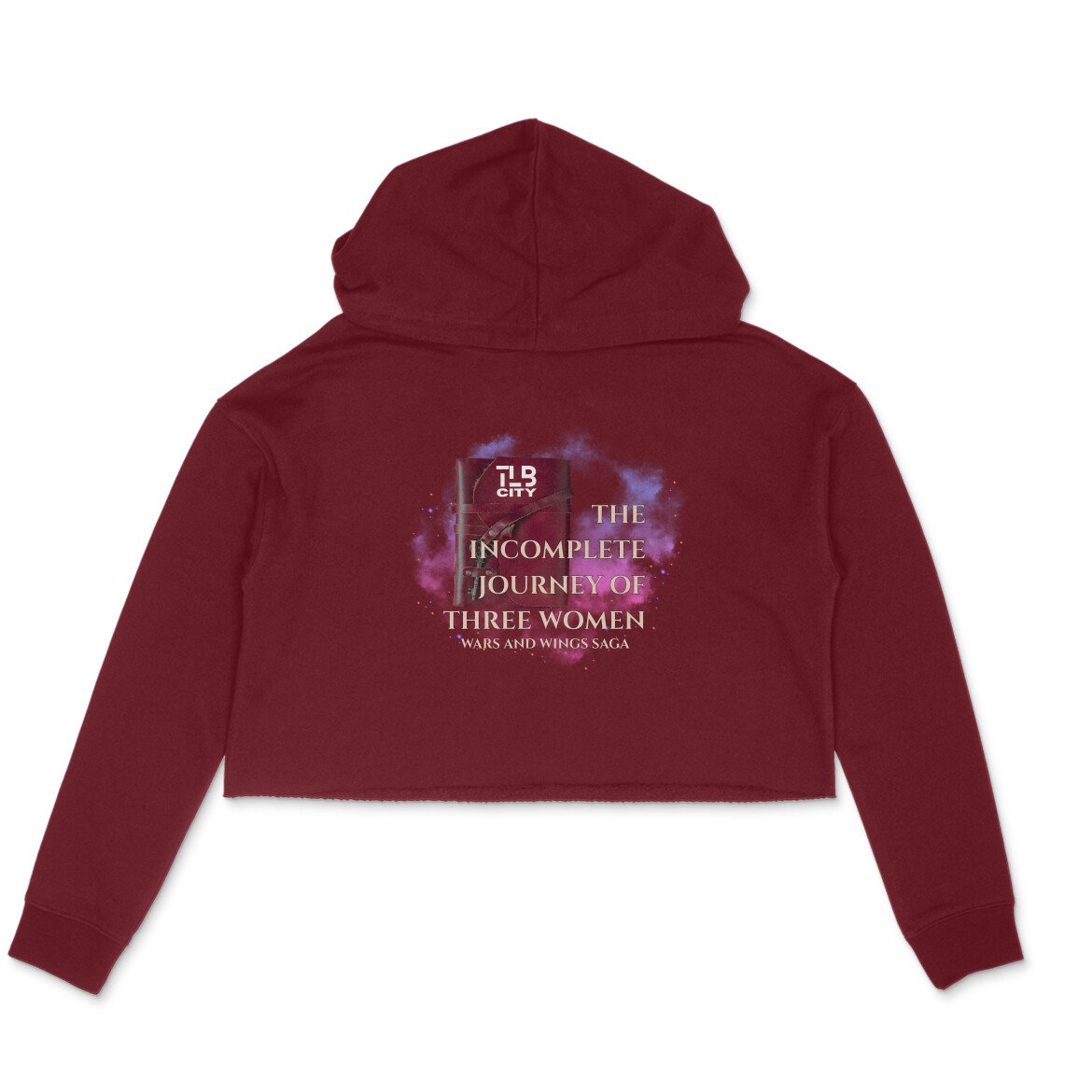 The Incomplete Journey of Three Women Crop Hoodie - Image 2