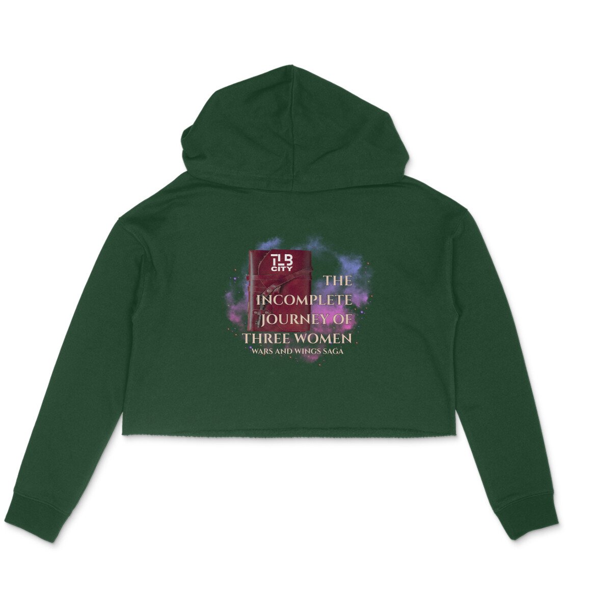The Incomplete Journey of Three Women Crop Hoodie - Image 3