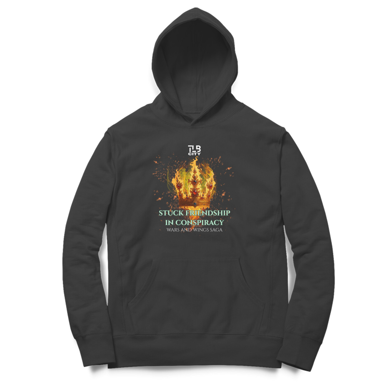 Stuck Friendship in Conspiracy Hoodie