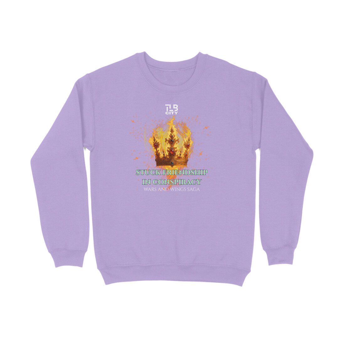 Stuck Friendship in Conspiracy Sweatshirt - Image 2