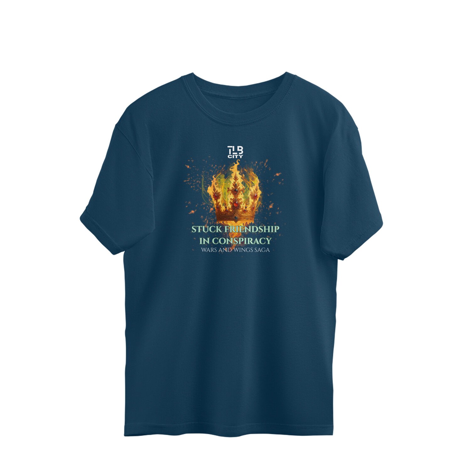 Stuck Friendship in Conspiracy Oversized T-Shirt - Image 6