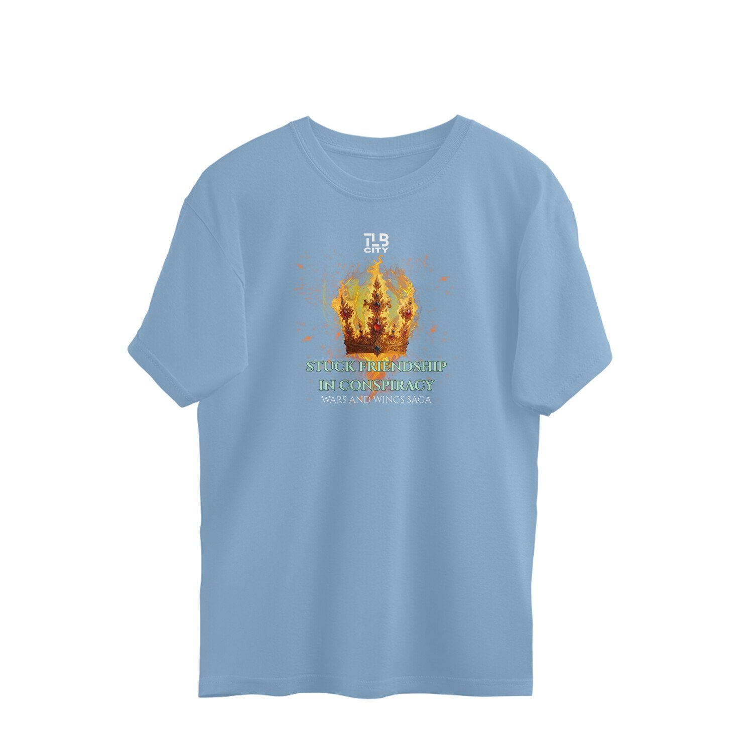 Stuck Friendship in Conspiracy Oversized T-Shirt - Image 10