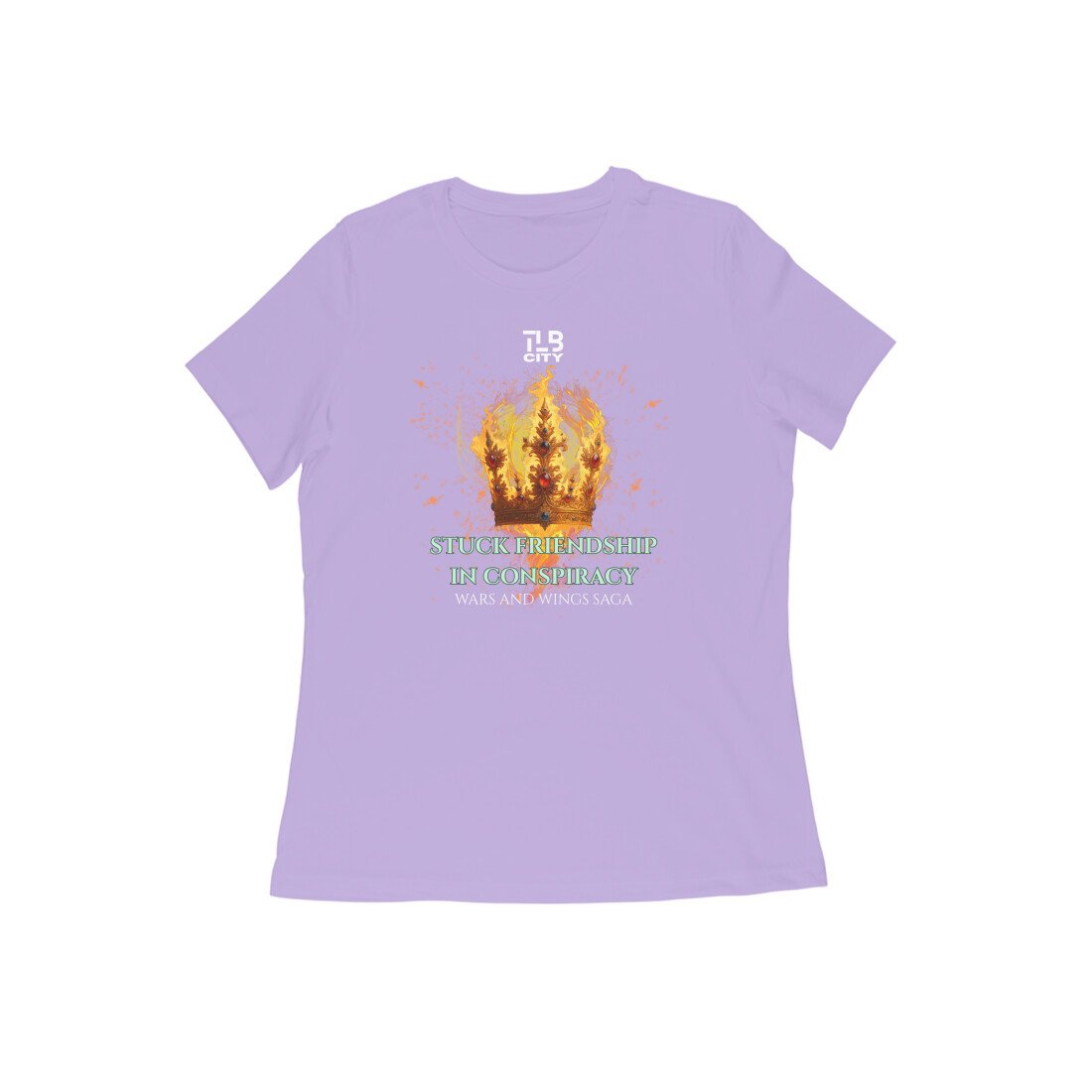 Stuck Friendship in Conspiracy Women Round Neck T-Shirt - Image 4