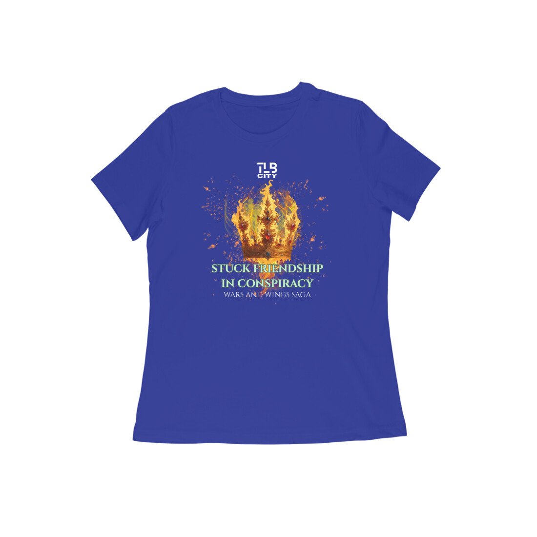 Stuck Friendship in Conspiracy Women Round Neck T-Shirt - Image 9