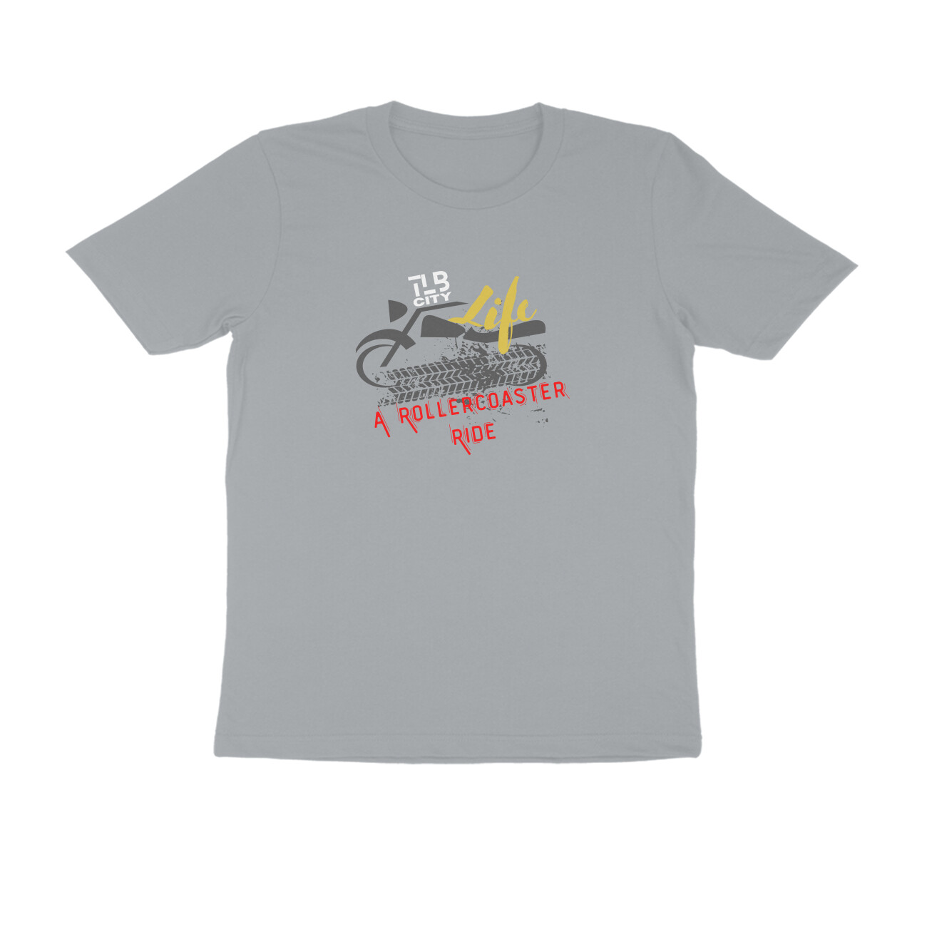 Life - A Rollercoaster Ride Men Round Neck T-Shirt
