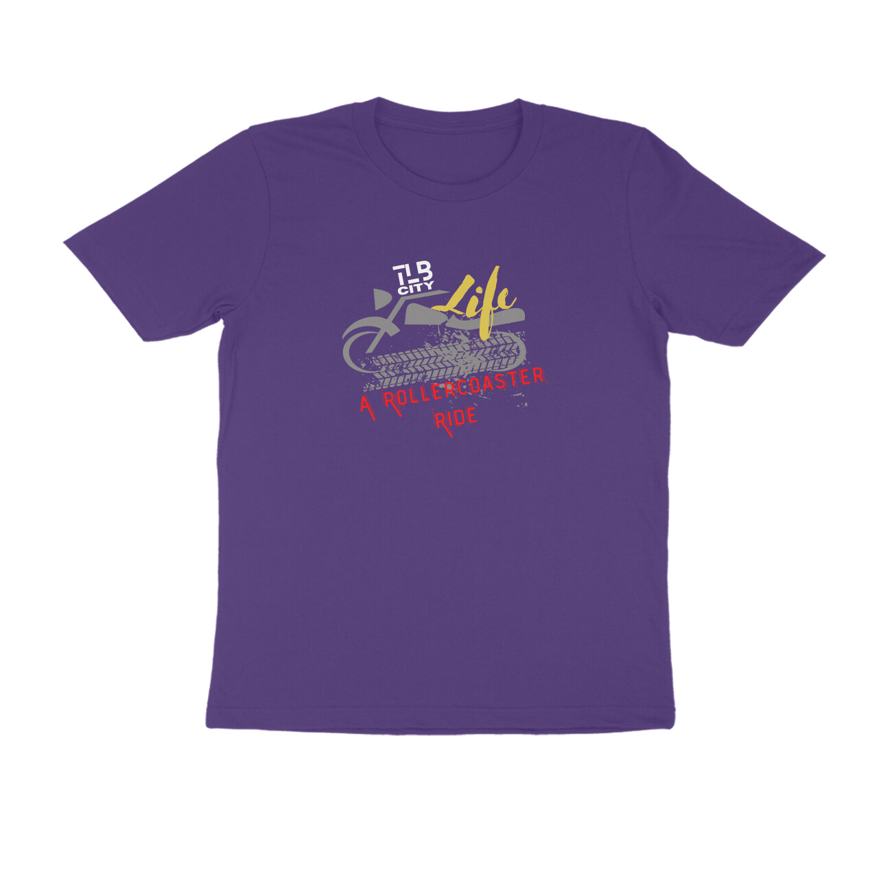 Life - A Rollercoaster Ride Men Round Neck T-Shirt - Image 8