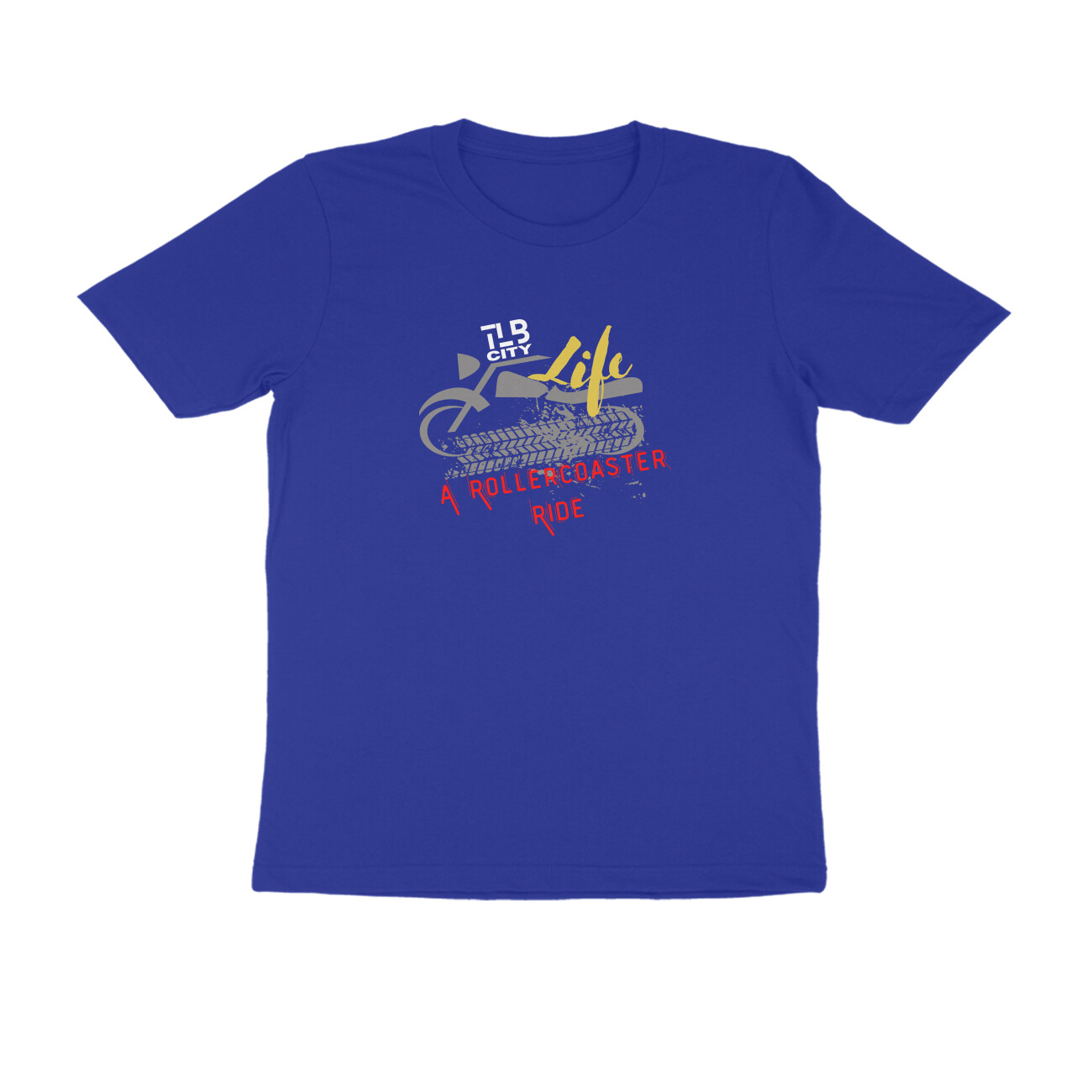 Life - A Rollercoaster Ride Men Round Neck T-Shirt - Image 9