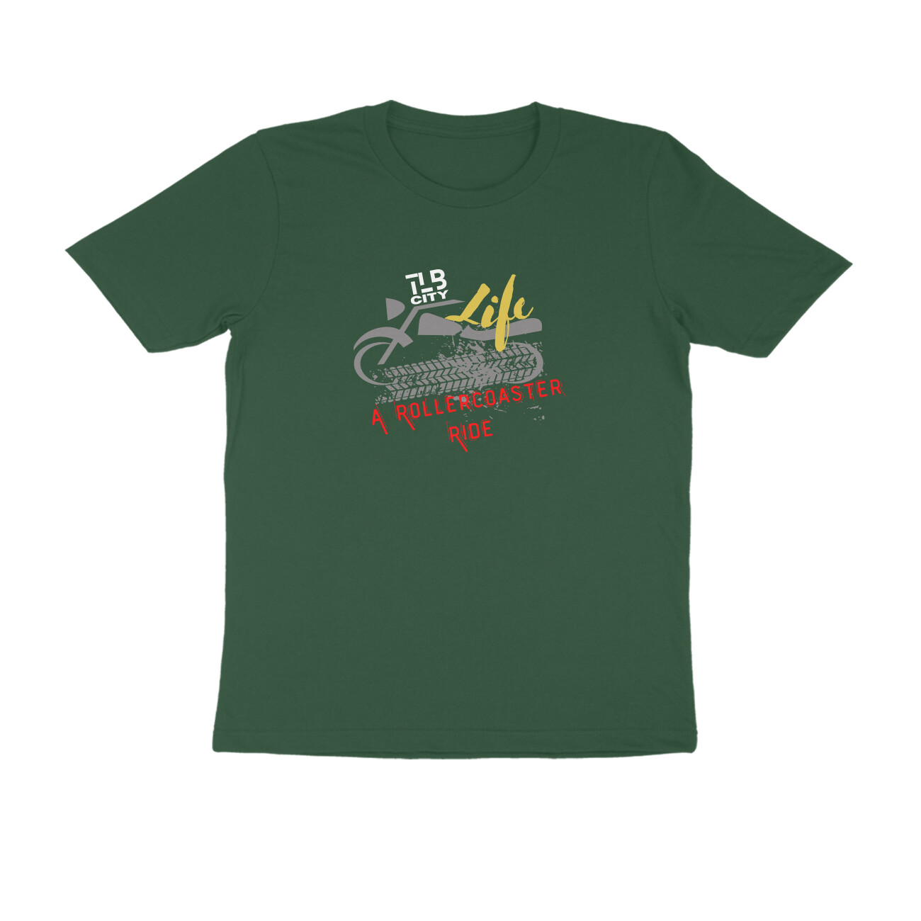 Life - A Rollercoaster Ride Men Round Neck T-Shirt - Image 7