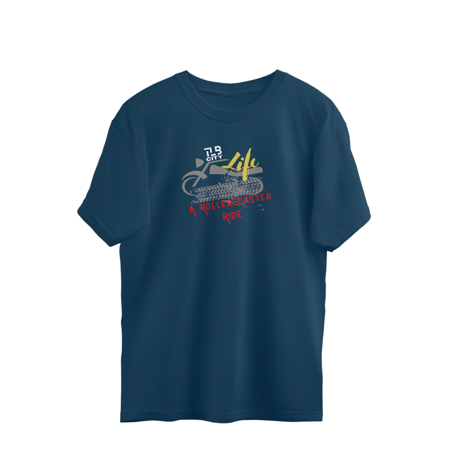 Life - A Rollercoaster Ride Oversized T-shirt - Image 4