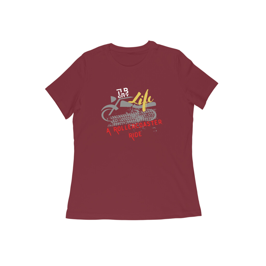 Life - A Rollercoaster Ride Women Round Neck T-Shirt - Image 2