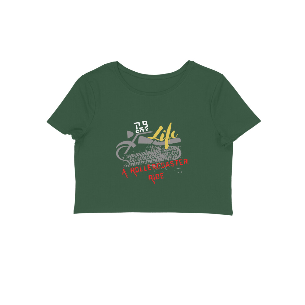 Life - A Rollercoaster Ride Crop Top - Image 4