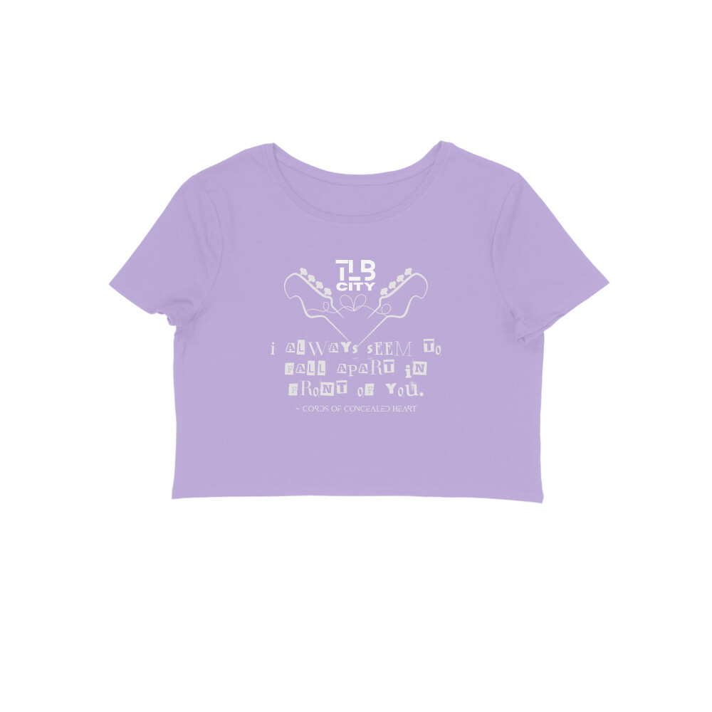 Cords Of Concealed Heart Crop Top - Image 2