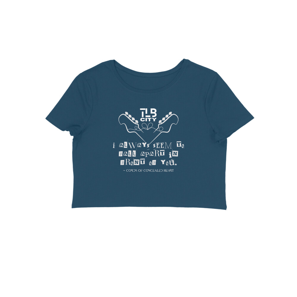 Cords Of Concealed Heart Crop Top - Image 4