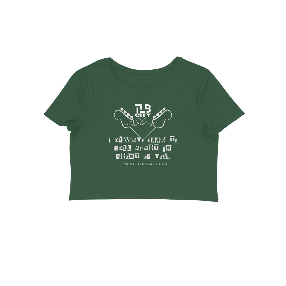 Cords Of Concealed Heart Crop Top - Image 5