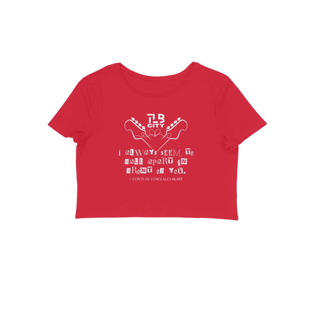 Cords Of Concealed Heart Crop Top - Image 6