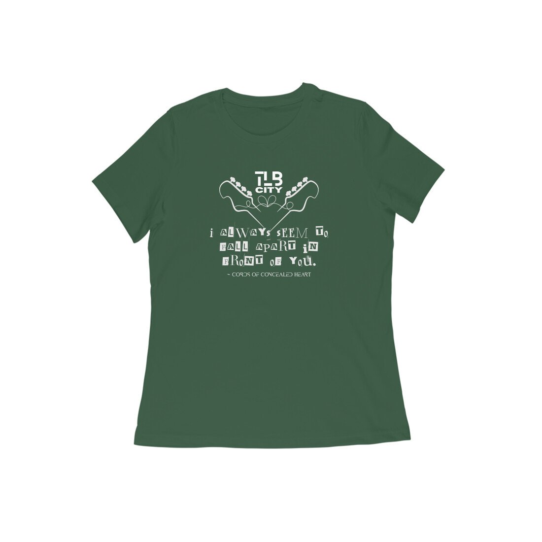 Cords Of Concealed Heart Women Round Neck T-Shirt - Image 7