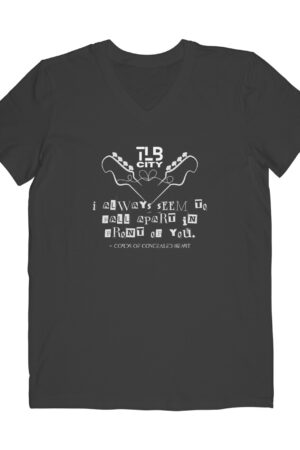 Cords Of Concealed Heart V-Neck T-Shirt