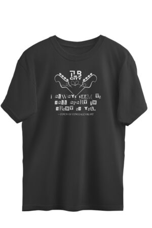 Cords Of Concealed Heart Oversized T-shirt