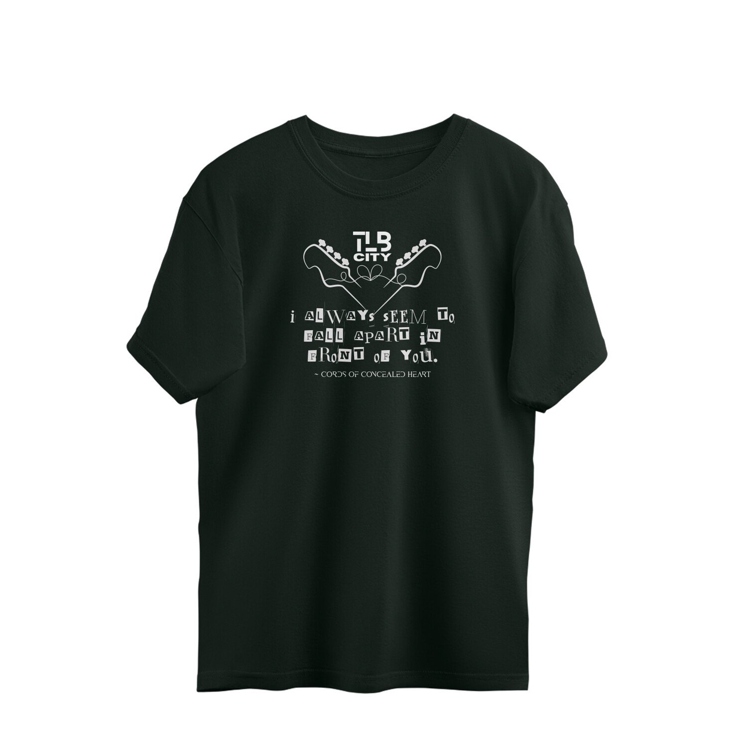 Cords Of Concealed Heart Oversized T-shirt - Image 2