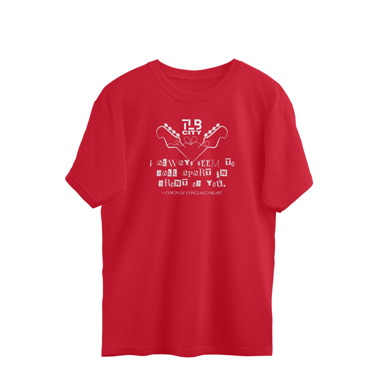 Cords Of Concealed Heart Oversized T-shirt - Image 8