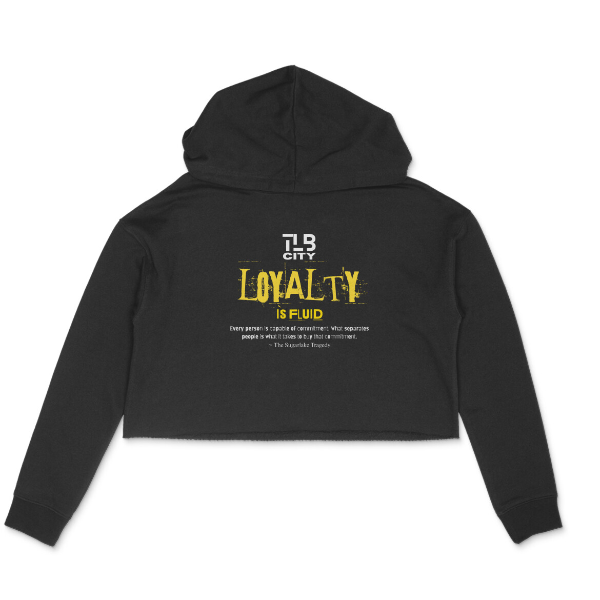 The Sugarlake Tragedy Crop Hoodie
