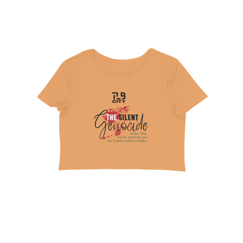The Silent Genocide Crop Top - Image 6