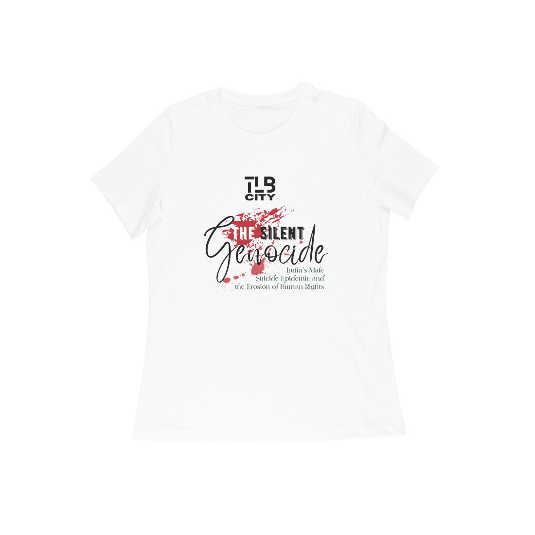 The Silent Genocide Women Round Neck T-Shirt