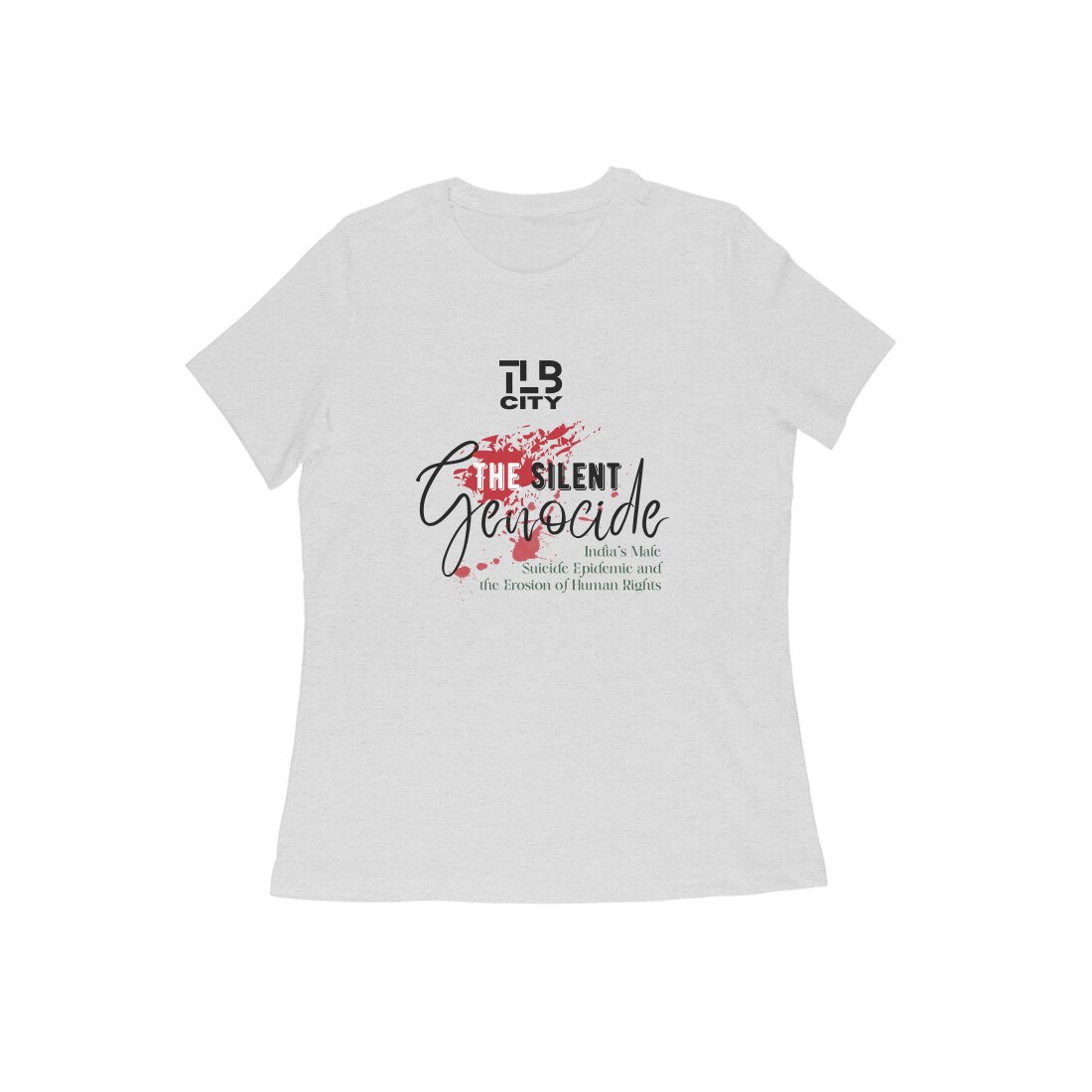 The Silent Genocide Women Round Neck T-Shirt - Image 2