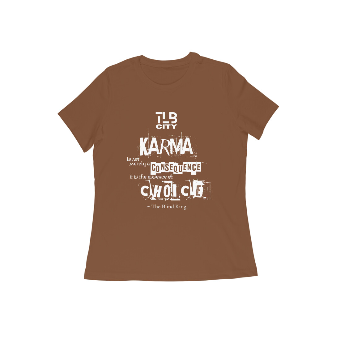 The Blind King Women Round Neck T-Shirt - Image 3