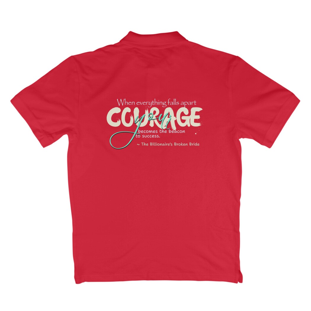 The Billionaire’s Broken Bride Polo T-Shirt - Image 2