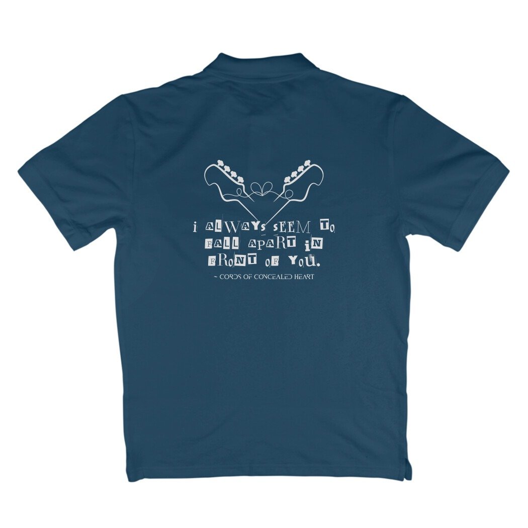 Cords Of Concealed Heart Polo T-Shirt - Image 2
