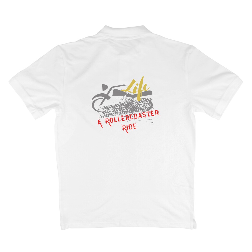 Life - A Rollercoaster Ride Polo T-Shirt - Image 2