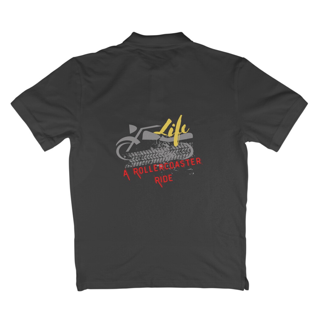 Life - A Rollercoaster Ride Polo T-Shirt - Image 6