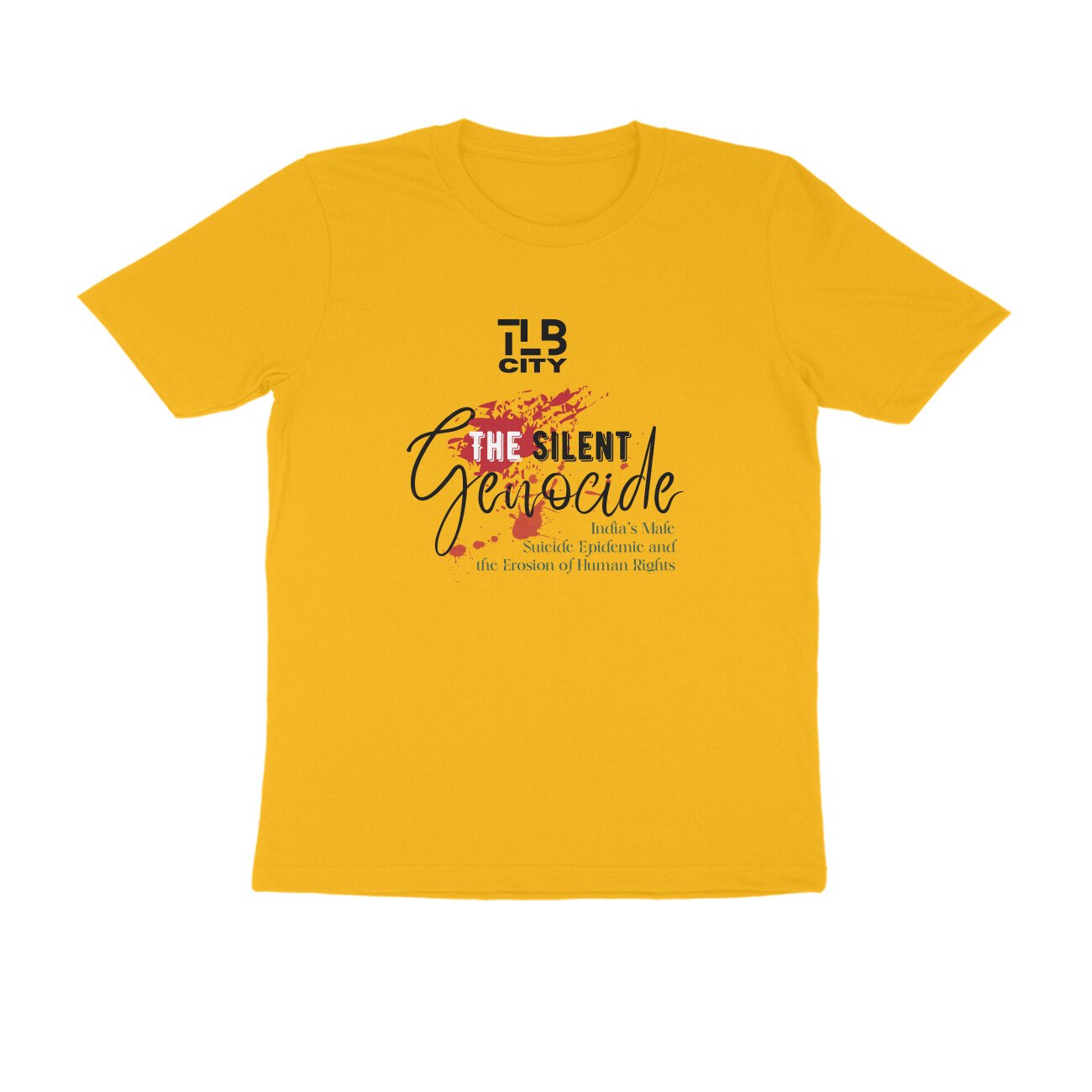 The Silent Genocide Men Round Neck T-Shirt - Image 3