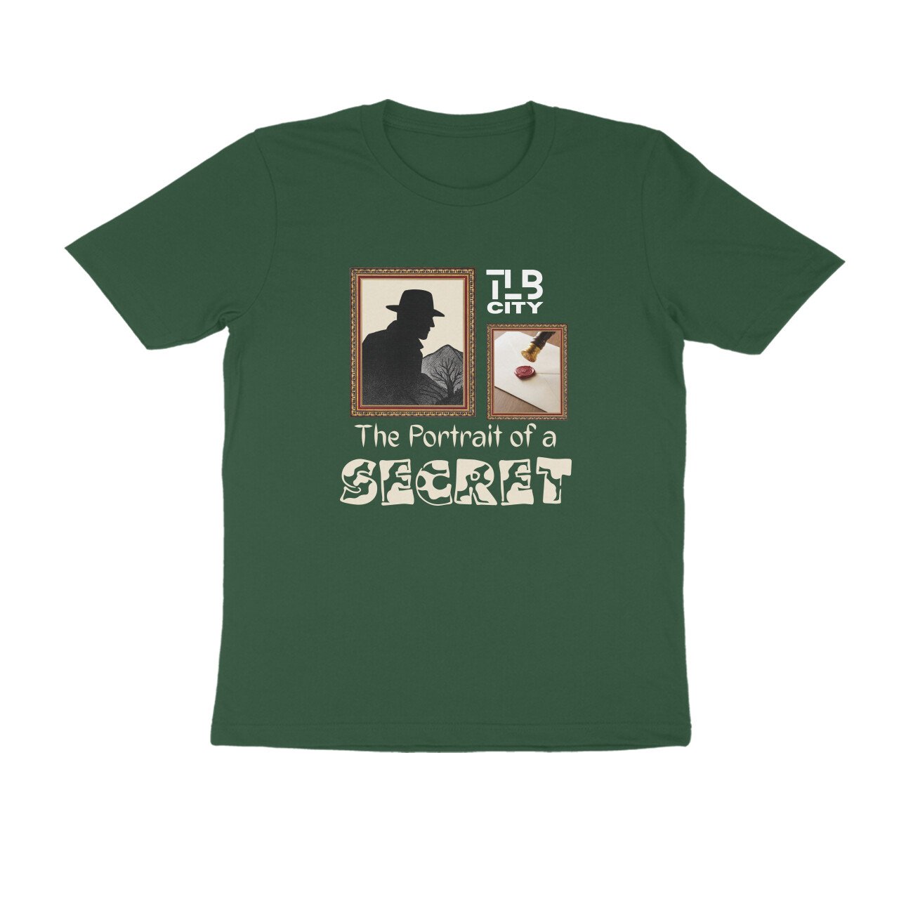 The Portrait of a Secret Men Round Neck T-Shirt - Image 6