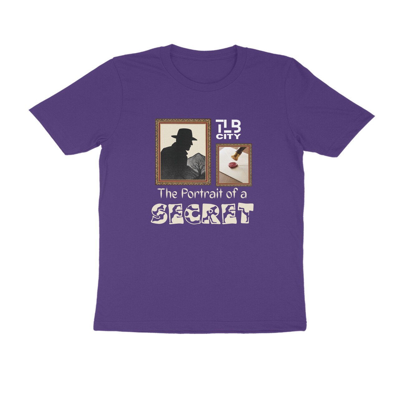 The Portrait of a Secret Men Round Neck T-Shirt - Image 7