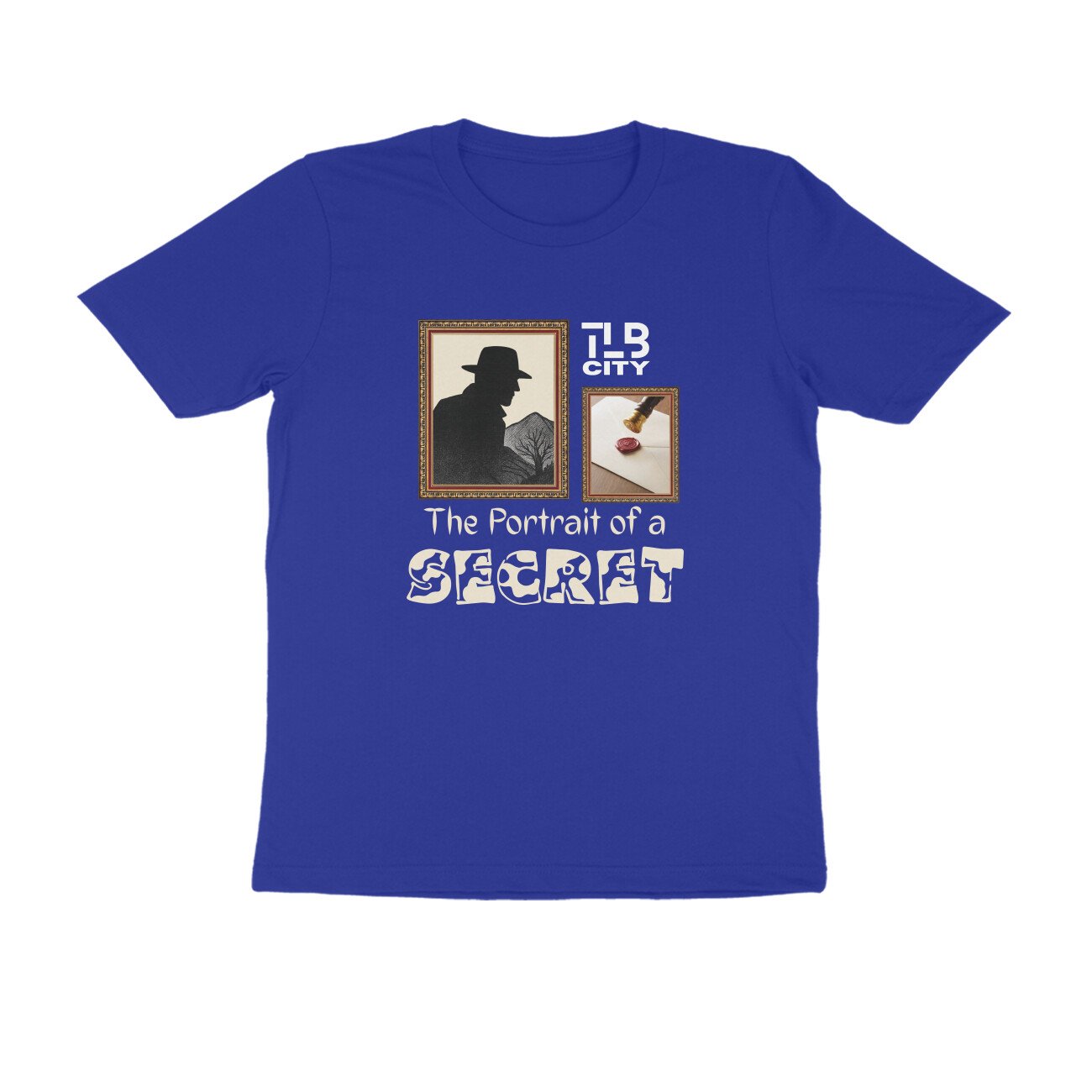 The Portrait of a Secret Men Round Neck T-Shirt - Image 8