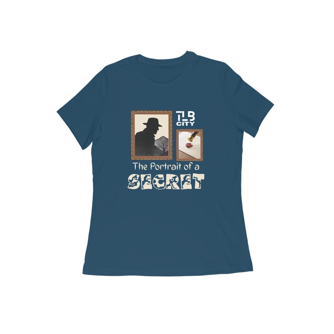 The Portrait of a Secret Women Round Neck T-Shirt - Image 4