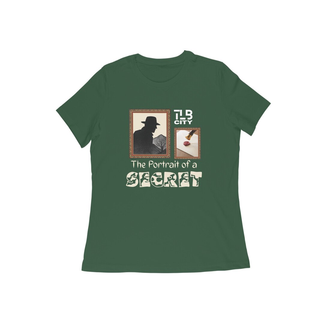 The Portrait of a Secret Women Round Neck T-Shirt - Image 5
