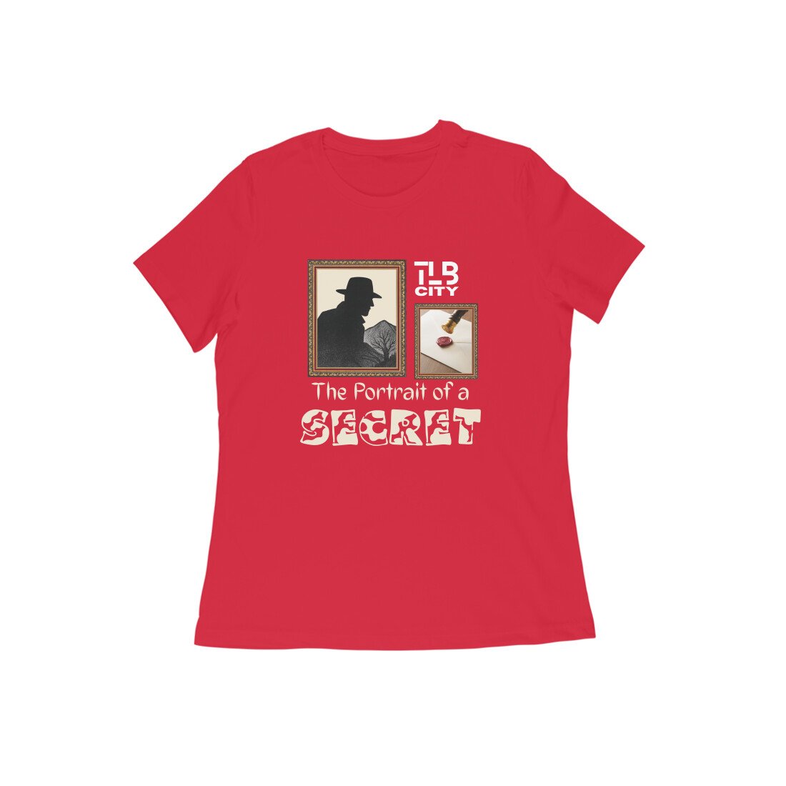 The Portrait of a Secret Women Round Neck T-Shirt - Image 6