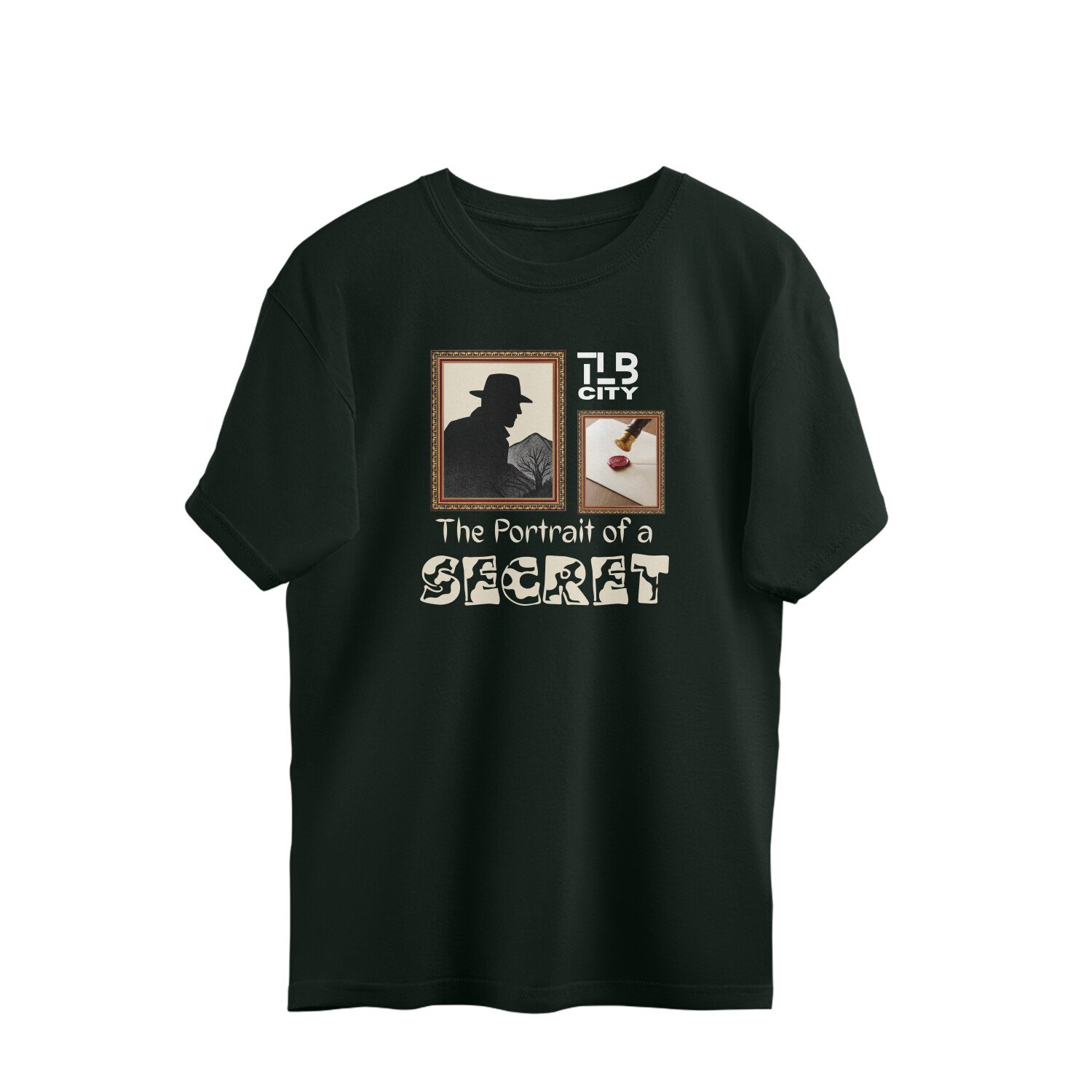 The Portrait of a Secret Oversized T-shirt - Image 3