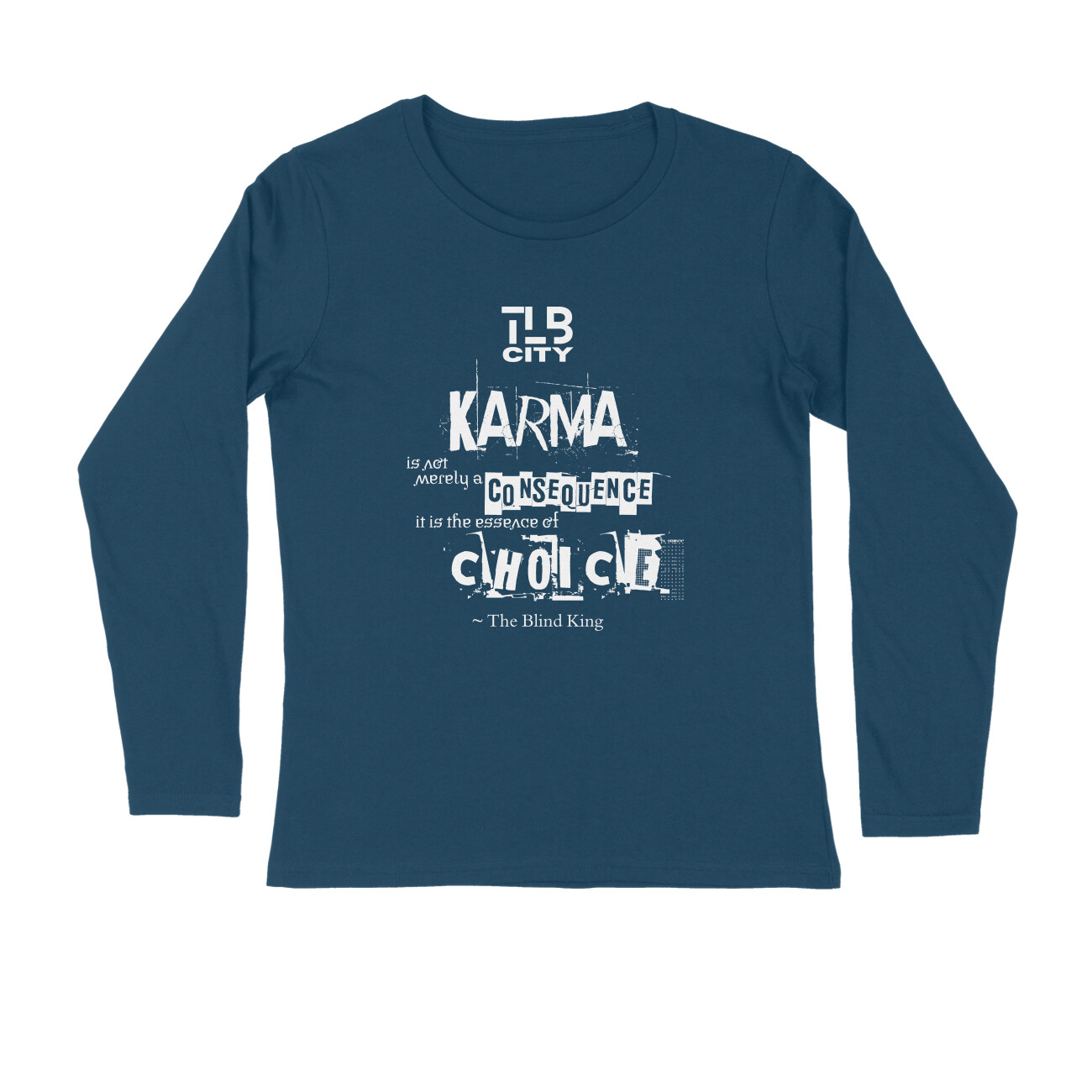 The Blind King Long Sleeves T-Shirt - Image 3
