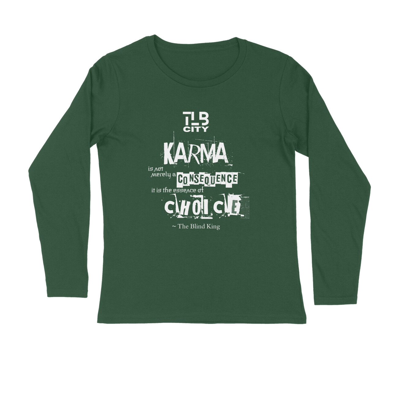 The Blind King Long Sleeves T-Shirt - Image 4