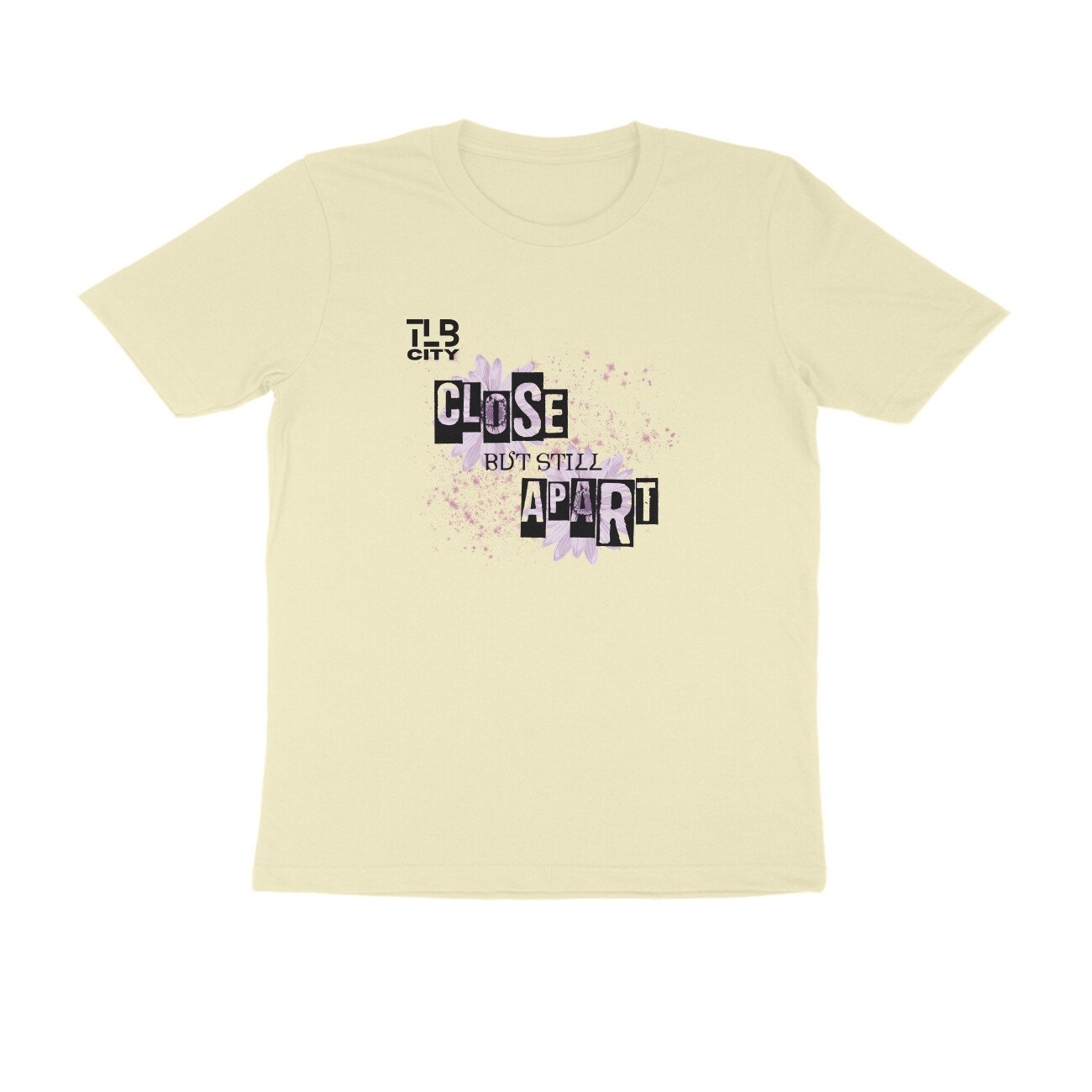 Close But Still Apart Men Round Neck T-Shirt