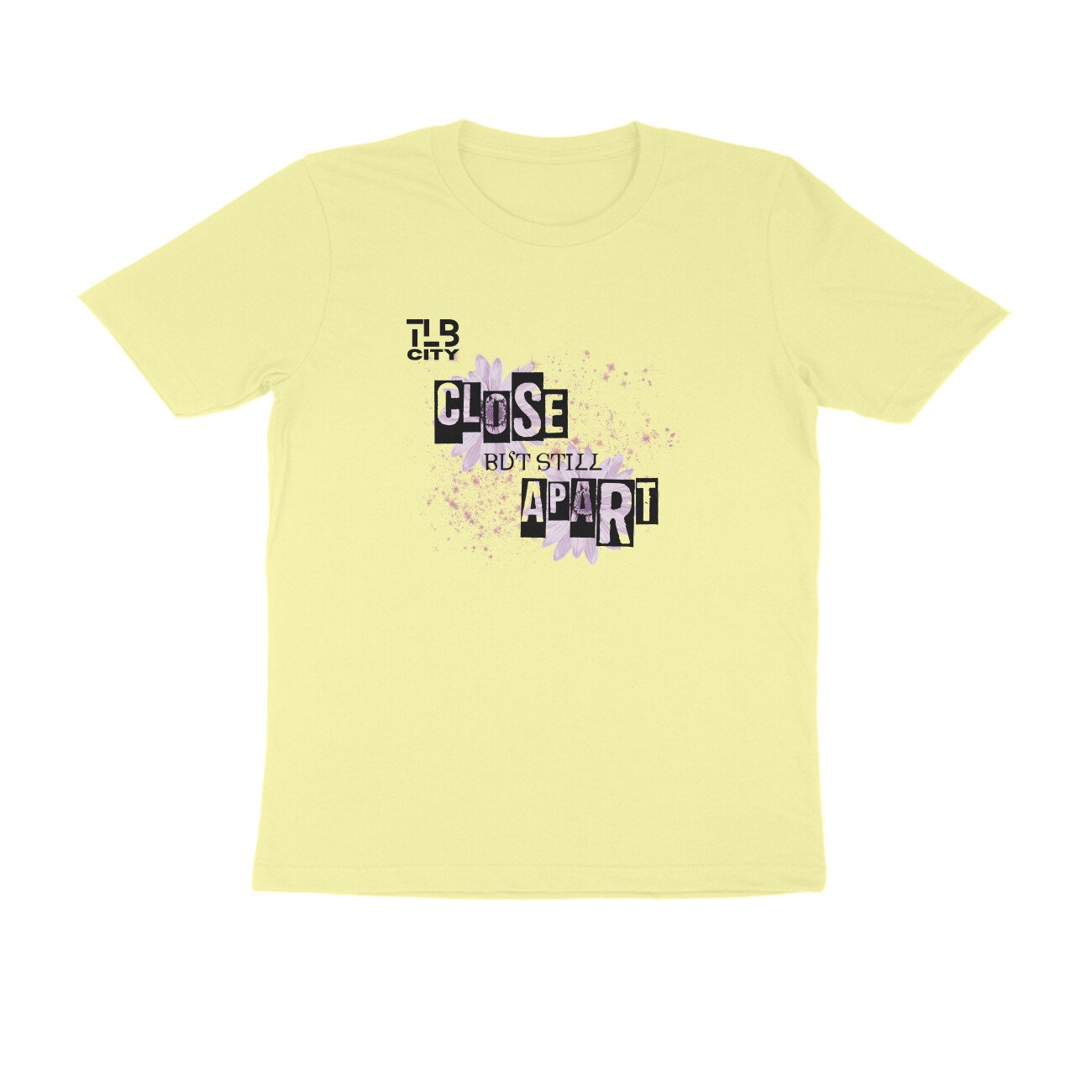 Close But Still Apart Men Round Neck T-Shirt - Image 2