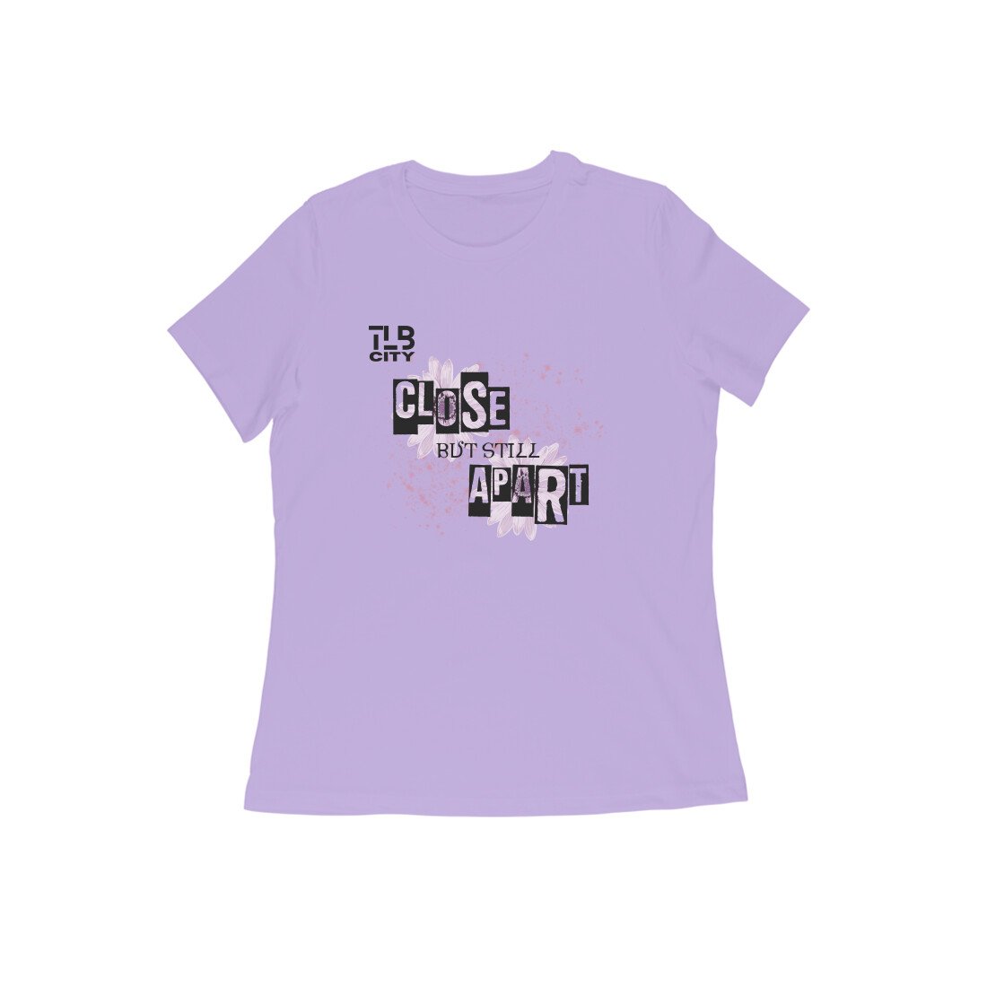 Close But Still Apart Women Round Neck T-Shirt - Image 3