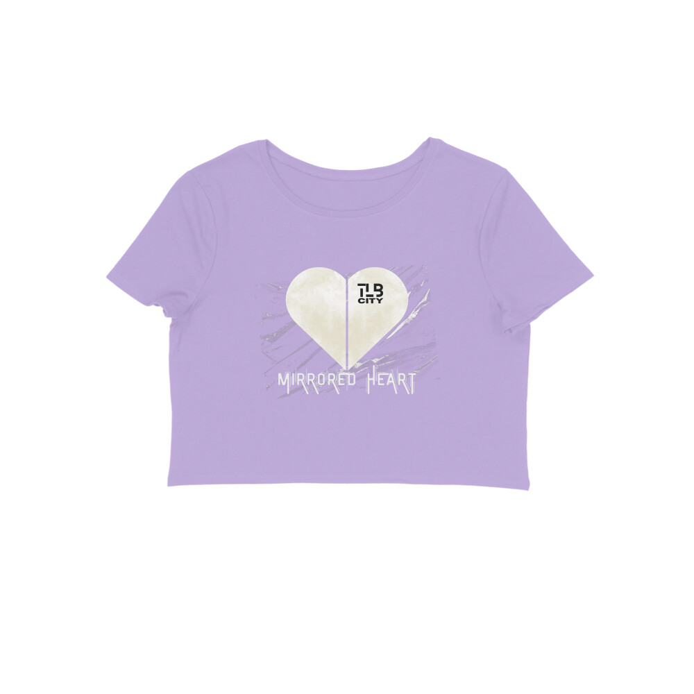 Mirrored Heart Crop Top