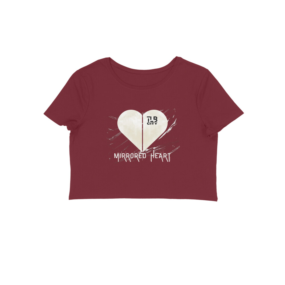 Mirrored Heart Crop Top - Image 3